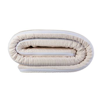 Topper Saltea Latex cu Husa Aloe Detasabila, 4cm