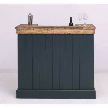 Tejghea de bar cu dungi verticale 120 cm
