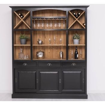 Mobilier de bar cu suport pentru pahare si sticle,180 cm