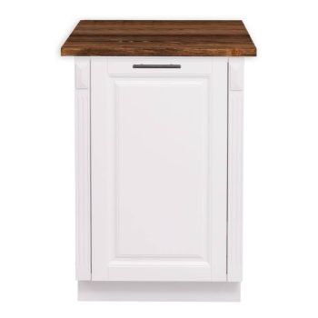 Corp inferior de bucatarie pentru masina de spalat vase incorporabila slim cu blat brad