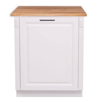 Corp inferior de bucatarie pentru masina de spalat vase incorporabila cu blat stejar