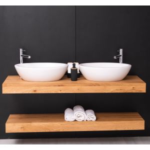 Mobilier Lemn Masiv, Finisaj Bej Auriu Cald, Colectia Rustic