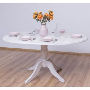 Mobilier Lemn Masiv, Finisaj Alb Stejar, Colectia Rustic, PS228-P080