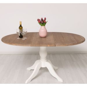 Mobilier Lemn Masiv, Finisaj Alb Vintage, Colectia Rustic, PS228-TopP096_P039