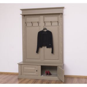 Cuier 2 usi, Finisaj Natur, Lemn Masiv Brad, Colectia Rustic