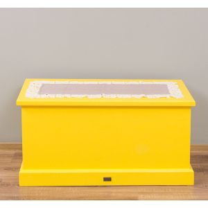 Mobilier Lemn Masiv, Finisaj Galben Solar, Colectia Rustic, PS54-P044A