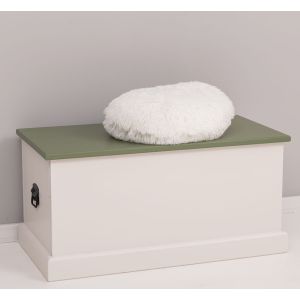 Mobilier Lemn Masiv, Finisaj Verde Salvie, Colectia Rustic, PS54-TopP038_P015A