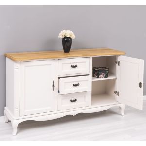 Mobilier Lemn Masiv, Finisaj Nuc Mediu, Colectia Rustic, PS648-TopOak-TopP002_P015A