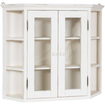 Corp Suspendat cu 2 Usi, Lemn Masiv de Tei, 86x21x75cm