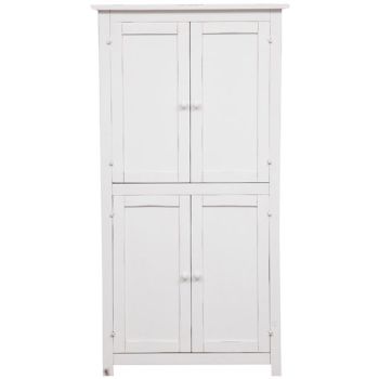 Bufet Bucatarie cu 4 Usi, Lemn Masiv Tei, 68x25x130cm