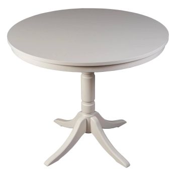 Masa Rotunda alba pentru Bucatarie, 4 persoane 60, 80 sau 90 cm