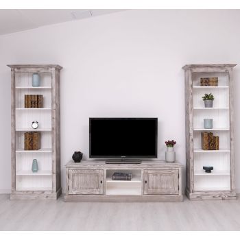 Set Mobilier Living 3 corpuri, lemn masiv Brad Colectia Country