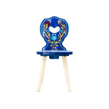Scaun Traditional Pictat de Mana, 86x45x43 cm