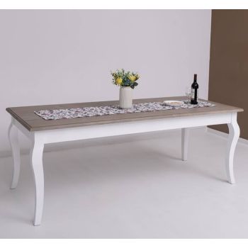 Masa dining cu picioare curbate 210x90x78cm