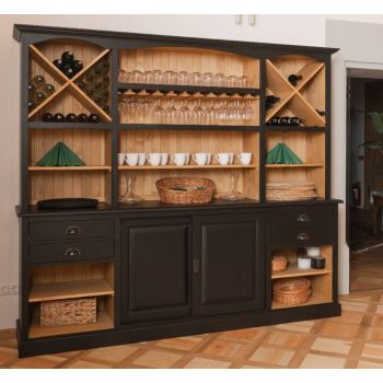 Mobilier de bar cu suport pentru pahare si sticle BAS + SUP