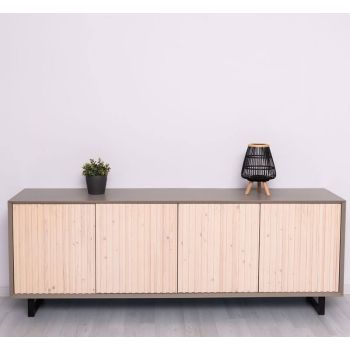 Comoda cu 4 usi "Slatted"