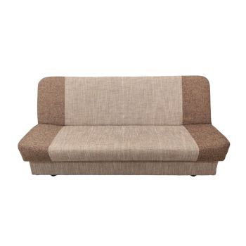 Canapea Young, extensibil, stofa, 200 x 125 cm Maro/Bej